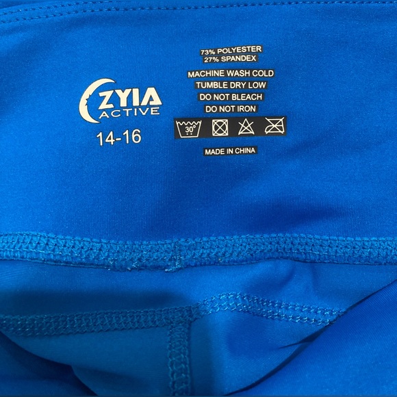 Zyia Light n Tight Hi-Rise 7/8 24” Leggings, Size 14-16, Baltic Blue? - Picture 9 of 10